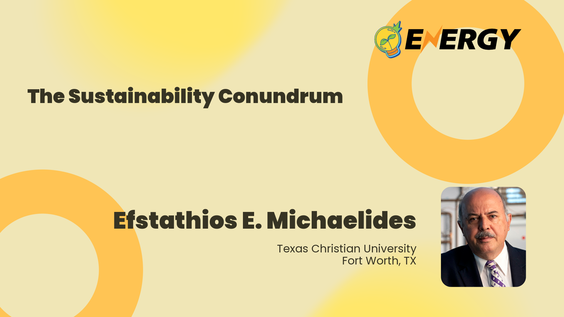 The Sustainability Conundrum